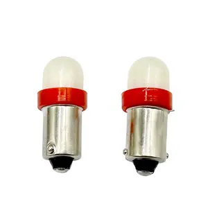 autodragons OEM 1 second delay 2 leds 2835smd with diameter 10MM milk lens #44 #47 BA9s Blinking Red Pinball LED