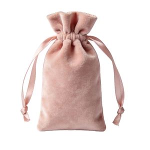 Ventes en gros de sacs en velours personnalisés avec logo brodé pour cadeaux de Noël - Product Image 4