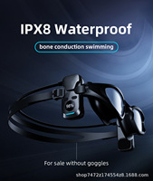 Électronique Natation Sports Casque Conduction Osseuse Casque Ipx8 Étanche avec Mémoire MP3