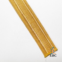 Ruban tressé métallique, galon décoratif, ruban en dentelle française écologique, tissu à strass pour la mode et la couture, tresse Belt Corp. pour l'exportation