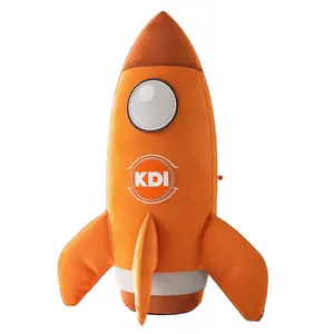 2024新设计的软火箭枕头和舒适的娃娃明星星球宇宙飞船火箭玩具毛绒玩具