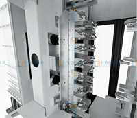 Centre de traitement du verre CNC EWORLD, nouvelle machine de perçage et de fraisage automatique du verre CNC avec composants de moteur et de cœur de moteur