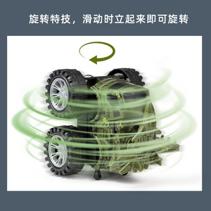 Voiture jouet tout-terrain à tirer pour enfants de 4 à 6 ans, camion de construction en plastique avec grandes roues - Product Image 3