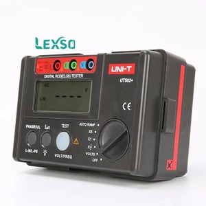 Uni-t UT582+ Probador de Interruptores de Fuga Totalmente Actualizado - Instrumento de Medición de Doble Aislamiento Lexso - Product Image 3