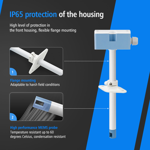 Lefoo Cảm biến lưu lượng không khí Transmitter Transducer cho máy phát giám sát Vận tốc không khí để đo lưu lượng không khí - Product Image 4