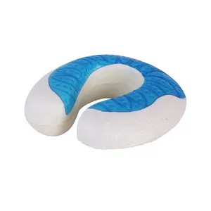 Cooling Gel Memory Foam Travel Pillow Provide Best Neck and Head Support in Travel & Office