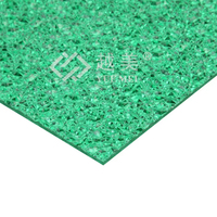 Feuille de diamant en plastique gaufrée pc couleur personnalisable