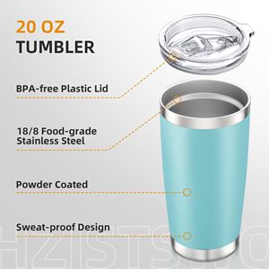 Premium Double Wall Vacuum Insulated Travel Mug For <b>Coffee</b> Tea Outdoor Camping Leakproof Durable Stainless Steel Tumbler - Product Image 4