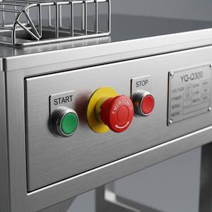 Trancheuse horizontale automatique pour viande fraîche en acier inoxydable avec cadre à quatre pieds et support transversal pour bœuf rôti, <span class=keywords><strong>pastrami</strong></span> et volaille - Product Image 5