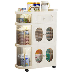 خزانة تخزين متعددة المستويات للمنزل من جرينسايد - لتخزين الأغراض، قابلة للطي للعرض، متحركة لتخزين الوجبات الخفيفة - Product Image 3