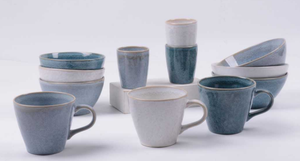 Vaisselle-Juego de <span class=keywords><strong>vajilla</strong></span> de <span class=keywords><strong>cerámica</strong></span> esmaltada para restaurante, juego de <span class=keywords><strong>vajilla</strong></span> de <span class=keywords><strong>cerámica</strong></span> esmaltada, de color turquesa - Product Image 4