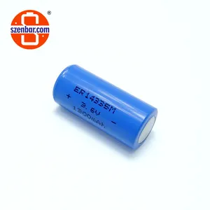 Лучшая цена и высокое качество ER14335 1650mAh 3,6 v 2/3AA батарея для широкого применения