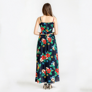Las mujeres al por mayor <span class=keywords><strong>de</strong></span> jóvenes Bohemia impresión halter top, traje <span class=keywords><strong>de</strong></span> falda - Product Image 4