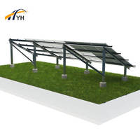 Support photovoltaïque professionnel en zinc, aluminium et magnésium pour montage et système de support solaires commerciaux