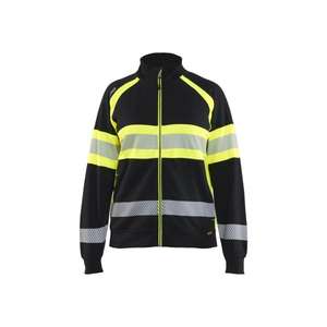 BLAKLADER - 350511589933XL Sweat-shirt haute visibilité pour femme Noir/Jaune-EAN 7330509894323 HI-VIS WORKWEAR - Product Image 1