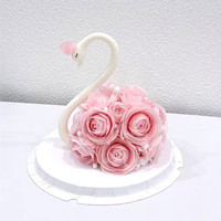 Décorations de gâteaux en papier gaufré comestible, écologiques, design personnalisé, cercle 8cm 5cm 3.8cm, style simple, toutes occasions, décoration de desserts