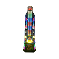 LEON Hammer VS Machine de boxe d'arcade à monnayeur en acier inoxydable pour intérieur avec support anglais, prise universelle et 110-240V