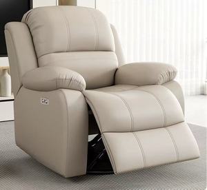 Canapé multifonctionnel moderne en cuir PU - <span class=keywords><strong>Fauteuil</strong></span> pivotant convertible électrique pour <span class=keywords><strong>salon</strong></span> - Pour une personne - Product Image 3