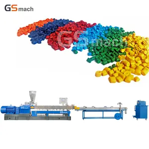 HDPE/PE Color Masterbatch Making Extruder Pigments Pellets Extruder Machine For Granulation