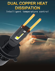 <span class=keywords><strong>ไฟ</strong></span> LED 13000lm 130W สองท่อทองแดง H7 H1 <span class=keywords><strong>HB3</strong></span> HB4<span class=keywords><strong>หลอด</strong></span><span class=keywords><strong>ไฟ</strong></span>หน้า LED 9006 - Product Image 4