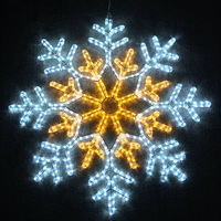 Innen/Außen Warmweiß LED Schneeflocke Eiszapfen Lichter IP65 Wasserdichte Dach-und Garten dekoration für Weihnachts ferien