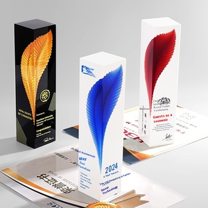 Sáng tạo cao cấp thanh lịch Polaroid cá nhân nhân viên xuất sắc cuộc họp thường niên danh dự UV sắt Huy chương bảo hiểm cúp nhựa - Product Image 4