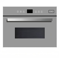 Four à micro-ondes intégré 4 en 1 de 35 L, 1000 W, avec grill, convection, vapeur, commande tactile, acier inoxydable, minuterie, RB45WC-S