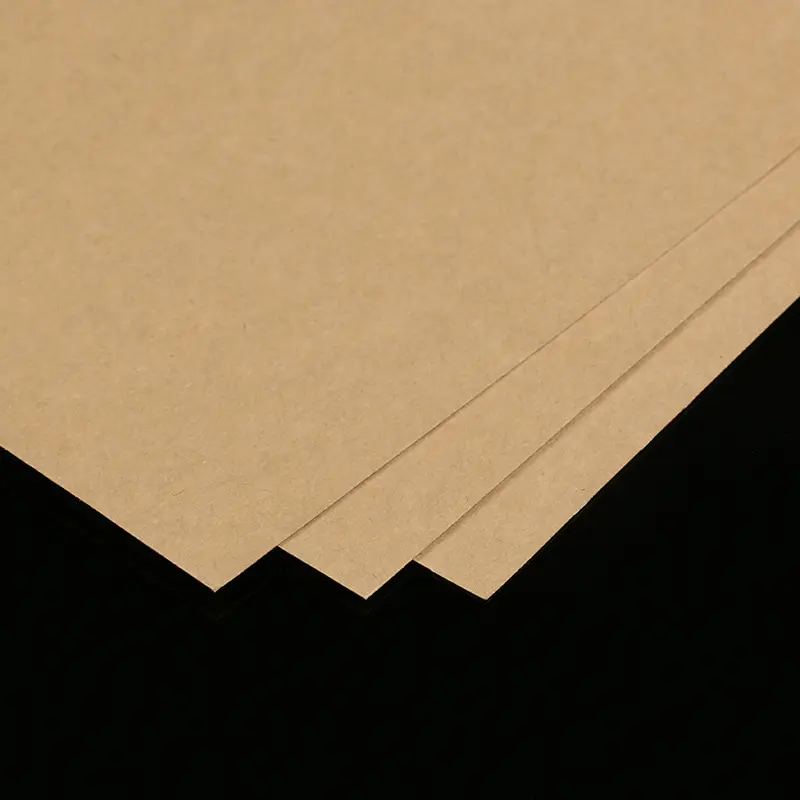 150 gsm to 350 gsm Packaging Paper Cardboard Virgin Bamboo Kraft Paper Paperboard Sheet for kraft paper packaging box