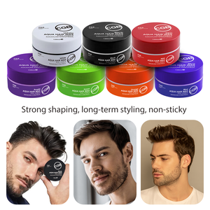 Coiffure professionnelle 150G 7 parfums pommade hydratante sans flocons <span class=keywords><strong>forte</strong></span> tenue pour hommes <span class=keywords><strong>cire</strong></span> de cheveux de mode bio - Product Image 6