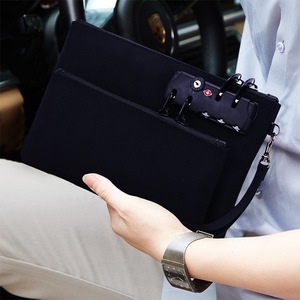 Borsa per soldi chiusa a doppio strato, deposito accessori, forniture per notarili passaporto, cerniera - Product Image 2