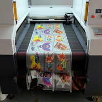 Machine de découpe DTF à haute efficacité, capacité de découpe de 50 m²/h, alimentation automatique, film TPU, film DTF UV, film de transfert thermique