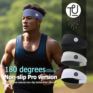 Tu ที่คาด<span class=keywords><strong>ผม</strong></span>เด็กผู้หญิง DRI พอดีกับกีฬาวิ่งผ้าคาดหัวโยคะ<span class=keywords><strong>ส</strong></span>ำหรับผู้<span class=keywords><strong>ชาย</strong></span>สายรัดศีรษะออกกำลังกาย<span class=keywords><strong>ชาย</strong></span>ทุกเพศ - Product Image 1