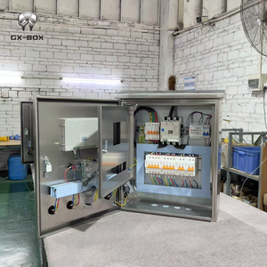 Caja de medidor de caja de centralita OEM personalizada Juego completo de gabinete de <span class=keywords><strong>control</strong></span> de PLC eléctrico de acero inoxidable - Product Image 2
