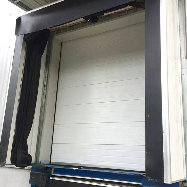 PVC Inflatable Electric Remote Control Durable Soundproof Warehouse Door Dock Seals Screw Modern Design Boat Unloading Loading