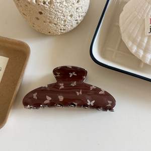 Pince à cheveux en plastique à imprimé papillon et motif géométrique, tendance, pour femme, usage quotidien - Product Image 6