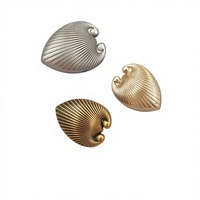 Boutons en alliage de zinc écologiques, vintage, simples, en forme de cœur, cousus à la main, résistants au sel, pour manteaux, chemises, vestes, pulls