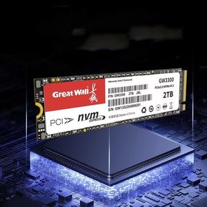 قرص صلب خارجي Great Wall GW3300 NVMe <span class=keywords><strong>M</strong></span>.2 PCIe3.0 TLC SSD بذاكرة فلاش Nand من SK Hynix Micron Kioxiia سعة 1 تيرابايت للحاسوب المحمول بسرعة قراءة 3300 ميجابايت/ثانية - Product Image 2