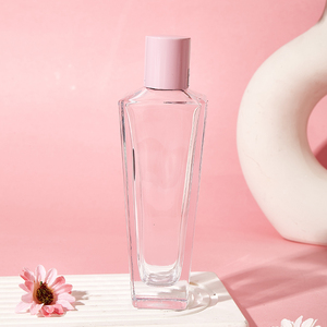 Livraison rapide, flacon de parfum en verre vide, rectangulaire, fin, élégant, avec couvercles, personnalisable - Product Image 3