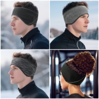 Bandeau réfléchissant personnalisé pour le cyclisme Bandeau polaire chaud pour le sport Bandeau extérieur pour les cheveux d'hiver Cache-oreilles pour femmes Bandeau pour le ski