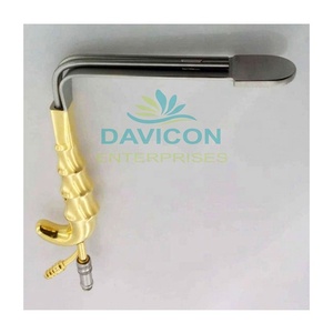 EPSTEIN ABDOMINOPLASTY RETRACTOR STRAIGHT BLADE WITH FIBER <b>OPTIC</b> and SUCTION TUBE PLASTIC SURGERY <b>INSTRUMENTS</b> - Product Image 6