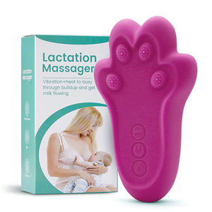 Vente en gros Portable Kitty Claw Design Chauffant Vibration Masseur électrique de lactation du sein - Product Image 1