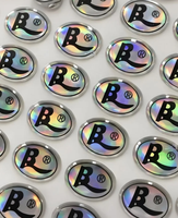 Étiquette 3D personnalisée par le fabricant, impression d'étiquettes transparentes, étiquette ABS de luxe réutilisable, autocollant en dôme adhésif pour logo de voiture