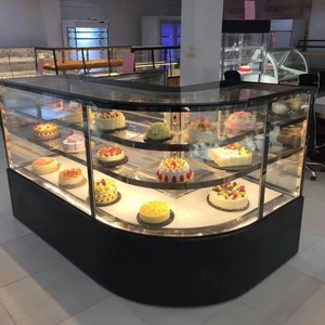 Réfrigérateur <span class=keywords><strong>vitrine</strong></span> et <span class=keywords><strong>vitrine</strong></span> de gâteaux élégants bon marché Excellent affichage des aliments pour l'équipement de réfrigération commerciale de boulangerie - Product Image 6