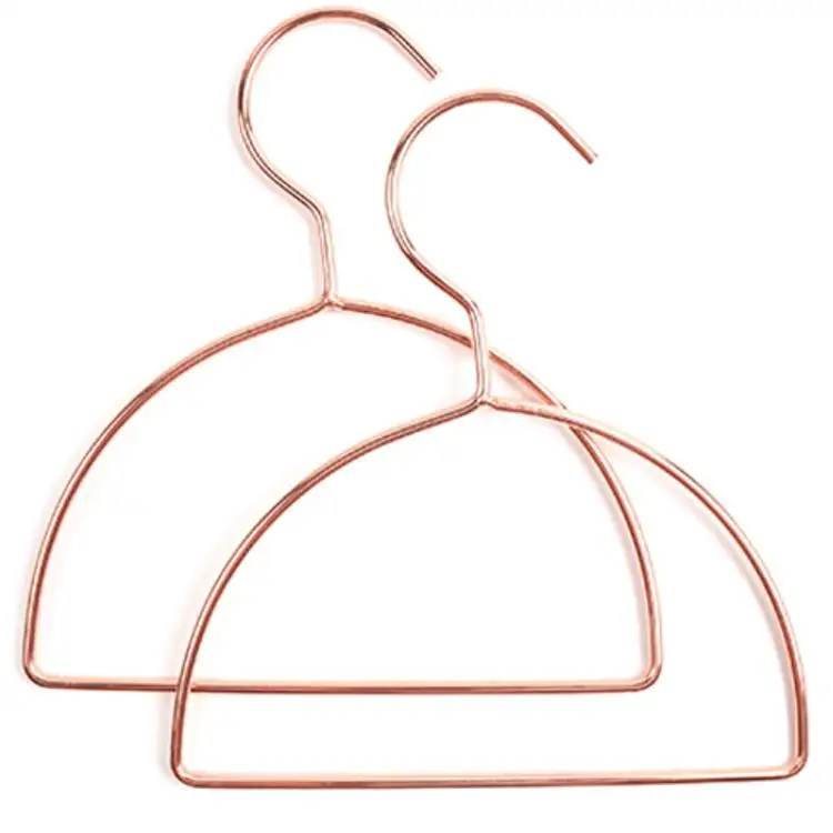 China Manufacturer Semicircle Gold Metal Clothes Wall Hangers