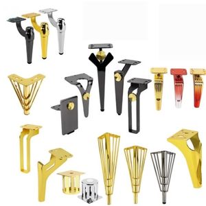 Patas de Sofá Ajustables de Metal Resistente, Patas de Repuesto Modernas para Muebles, en Dorado, Negro y Cromo, para Uso en Hoteles y Exteriores, para Sofás y Gabinetes - Product Image 2