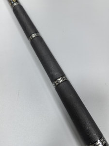 Jflowers JF20-26GBF Leather Wrap Carbon Fiber <b>Pool</b> Cue <b>Stick</b> Ebony Butt Abalone and Shell Inlay 12.5mm Low Deflection Billiard - Product Image 5