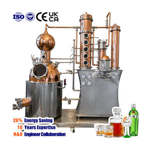 Máquina destiladora de cobre profesional TW 300L, equipo de destilación de Alcohol para Gin Ron Mescal Maguey Tequila Distillery - Product Image 1
