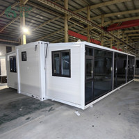 Rumah Kontainer Modular yang Dapat Diperluas, Rumah Prefabrikasi Australia, Pondok Prefab, Rumah Lipat dengan Dapur dan Kamar Mandi 30 kaki
