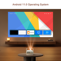 Projecteur Android Touyinger Z7, projecteur LED intelligent pour la maison, résolution native 1080P, 1200 lumens ANSI, HDR10+, vidéo cinéma, Proyector