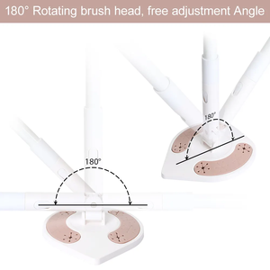 2024 Multifonctionnel Dépoussiérage Mini Vadrouille Mur Rondelle Plafond Nettoyant & Plinthe Duster Jetable Humide & Sec Lingettes 2 Pack - Product Image 2